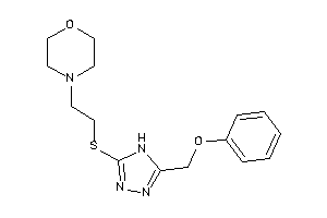 Image of 4-[2-[[5-(phenoxymethyl)-4H-1,2,4-triazol-3-yl]thio]ethyl]morpholine