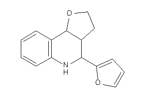 4-(2-furyl)-2,3,3a,4,5,9b-hexahydrofuro[3,2-c]quinoline
