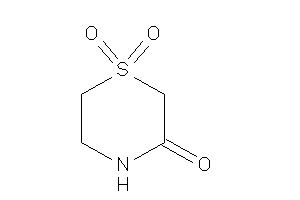 1,1-diketo-1,4-thiazinan-3-one