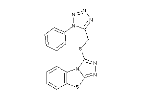 1-[(1-phenyltetrazol-5-yl)methylthio]-[1,2,4]triazolo[3,4-b][1,3]benzothiazole