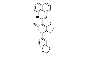 5-(1,3-benzodioxol-5-yl)-7-keto-N-(1-naphthyl)-2,3,5,6-tetrahydro-1H-imidazo[1,2-a]pyridine-8-carboxamide