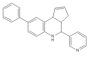 Image of 8-phenyl-4-(3-pyridyl)-3a,4,5,9b-tetrahydro-3H-cyclopenta[c]quinoline