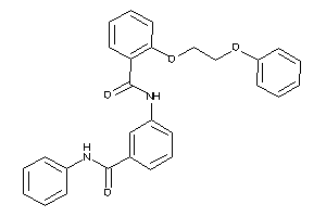 Image of 3-[[2-(2-phenoxyethoxy)benzoyl]amino]-N-phenyl-benzamide