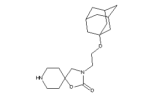 Image of 3-[2-(1-adamantyloxy)ethyl]-1-oxa-3,8-diazaspiro[4.5]decan-2-one