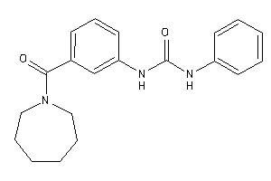 1-[3-(azepane-1-carbonyl)phenyl]-3-phenyl-urea