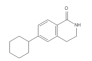 Image of 6-cyclohexyl-3,4-dihydroisocarbostyril