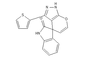 3-(2-thienyl)spiro[1H-pyrano[2,3-c]pyrazole-4,3'-indoline]-2'-one