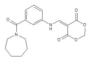 5-[[3-(azepane-1-carbonyl)anilino]methylene]-1,3-dioxane-4,6-quinone