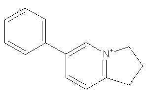 6-phenyl-2,3-dihydro-1H-indolizin-4-ium