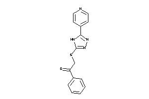 Image of 1-phenyl-2-[[5-(4-pyridyl)-4H-1,2,4-triazol-3-yl]thio]ethanone