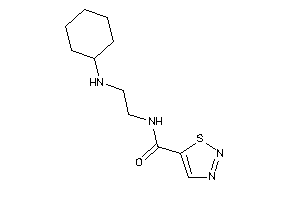N-[2-(cyclohexylamino)ethyl]thiadiazole-5-carboxamide