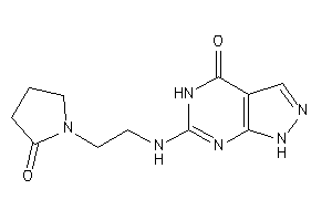 6-[2-(2-ketopyrrolidino)ethylamino]-1,5-dihydropyrazolo[3,4-d]pyrimidin-4-one
