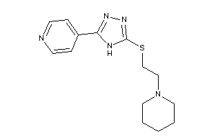 4-[5-(2-piperidinoethylthio)-4H-1,2,4-triazol-3-yl]pyridine