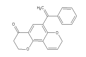 Image of 6-(1-phenylvinyl)-3,8-dihydro-2H-pyrano[2,3-f]chromen-4-one