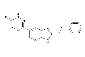 3-[2-(phenoxymethyl)-1H-benzimidazol-5-yl]-4,5-dihydro-1H-pyridazin-6-one