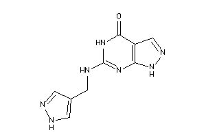Image of 6-(1H-pyrazol-4-ylmethylamino)-1,5-dihydropyrazolo[3,4-d]pyrimidin-4-one