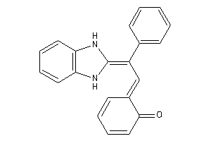 6-[2-(1,3-dihydrobenzimidazol-2-ylidene)-2-phenyl-ethylidene]cyclohexa-2,4-dien-1-one