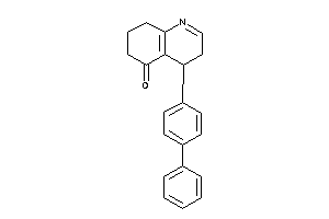 Image of 4-(4-phenylphenyl)-4,6,7,8-tetrahydro-3H-quinolin-5-one