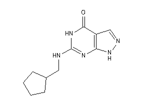 Image of 6-(cyclopentylmethylamino)-1,5-dihydropyrazolo[3,4-d]pyrimidin-4-one
