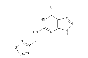 Image of 6-(isoxazol-3-ylmethylamino)-1,5-dihydropyrazolo[3,4-d]pyrimidin-4-one