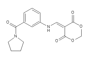 5-[[3-(pyrrolidine-1-carbonyl)anilino]methylene]-1,3-dioxane-4,6-quinone