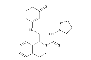 Image of N-cyclopentyl-1-[[(3-ketocyclohexen-1-yl)amino]methyl]-3,4-dihydro-1H-isoquinoline-2-carbothioamide