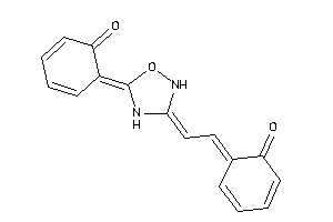 6-[2-[5-(6-ketocyclohexa-2,4-dien-1-ylidene)-1,2,4-oxadiazolidin-3-ylidene]ethylidene]cyclohexa-2,4-dien-1-one