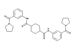 Image of N,N'-bis[3-(pyrrolidine-1-carbonyl)phenyl]cyclohexane-1,4-dicarboxamide