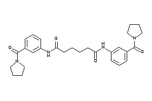 N,N'-bis[3-(pyrrolidine-1-carbonyl)phenyl]adipamide
