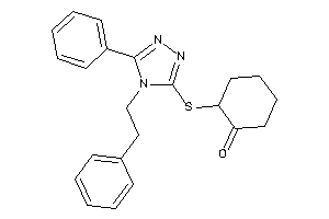 2-[(4-phenethyl-5-phenyl-1,2,4-triazol-3-yl)thio]cyclohexanone