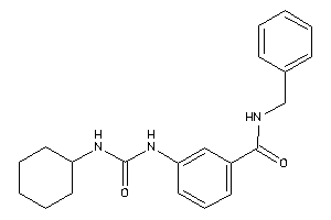 Image of N-benzyl-3-(cyclohexylcarbamoylamino)benzamide