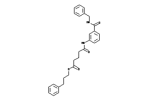 Image of 5-[3-(benzylcarbamoyl)anilino]-5-keto-valeric Acid 3-phenylpropyl Ester