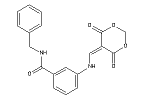 Image of N-benzyl-3-[(4,6-diketo-1,3-dioxan-5-ylidene)methylamino]benzamide