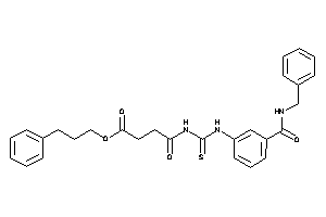 Image of 4-[[3-(benzylcarbamoyl)phenyl]thiocarbamoylamino]-4-keto-butyric Acid 3-phenylpropyl Ester