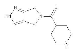 4,6-dihydro-2H-pyrrolo[3,4-c]pyrazol-5-yl(4-piperidyl)methanone