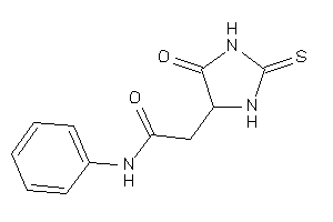 2-(5-keto-2-thioxo-imidazolidin-4-yl)-N-phenyl-acetamide