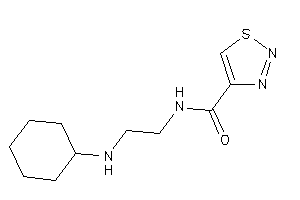 N-[2-(cyclohexylamino)ethyl]thiadiazole-4-carboxamide