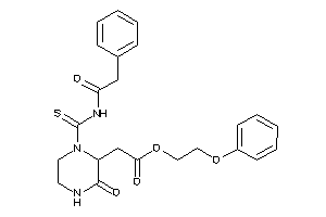 2-[3-keto-1-[(2-phenylacetyl)thiocarbamoyl]piperazin-2-yl]acetic Acid 2-phenoxyethyl Ester