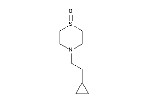 Image of 4-(2-cyclopropylethyl)-1,4-thiazinane 1-oxide
