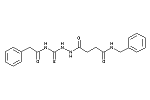 N-benzyl-4-keto-4-[N'-[(2-phenylacetyl)thiocarbamoyl]hydrazino]butyramide