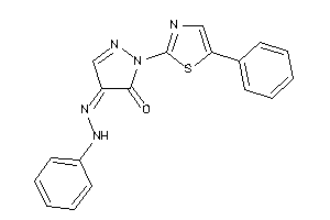 4-(phenylhydrazono)-2-(5-phenylthiazol-2-yl)-2-pyrazolin-3-one