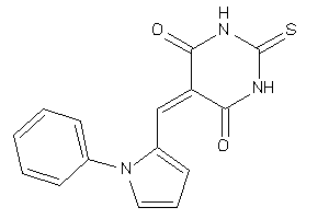 5-[(1-phenylpyrrol-2-yl)methylene]-2-thioxo-hexahydropyrimidine-4,6-quinone