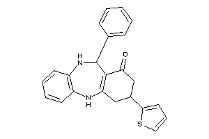 Image of 6-phenyl-9-(2-thienyl)-5,6,8,9,10,11-hexahydrobenzo[c][1,5]benzodiazepin-7-one