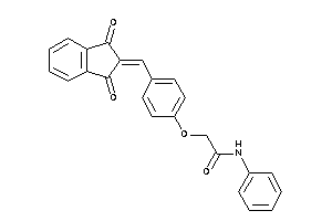 2-[4-[(1,3-diketoindan-2-ylidene)methyl]phenoxy]-N-phenyl-acetamide