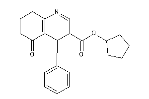 5-keto-4-phenyl-4,6,7,8-tetrahydro-3H-quinoline-3-carboxylic Acid Cyclopentyl Ester