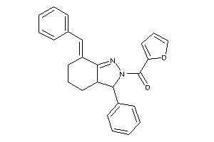 (7-benzal-3-phenyl-3a,4,5,6-tetrahydro-3H-indazol-2-yl)-(2-furyl)methanone