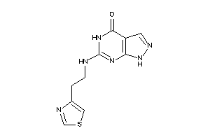 6-(2-thiazol-4-ylethylamino)-1,5-dihydropyrazolo[3,4-d]pyrimidin-4-one