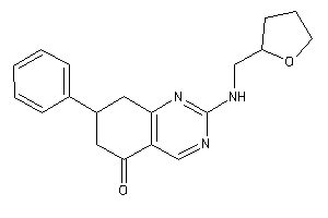 7-phenyl-2-(tetrahydrofurfurylamino)-7,8-dihydro-6H-quinazolin-5-one