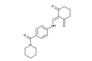2-[[4-(piperidine-1-carbonyl)anilino]methylene]cyclohexane-1,3-quinone