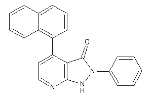 4-(1-naphthyl)-2-phenyl-1H-pyrazolo[3,4-b]pyridin-3-one